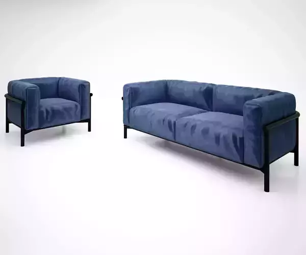 TAIKI sofa and armchar by Lema SPA 3D model