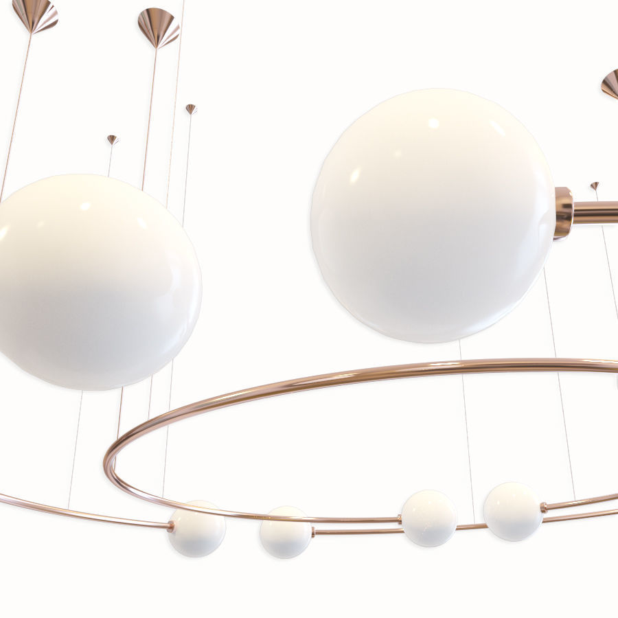 Pendant Light Oddments Dual 3D model_2
