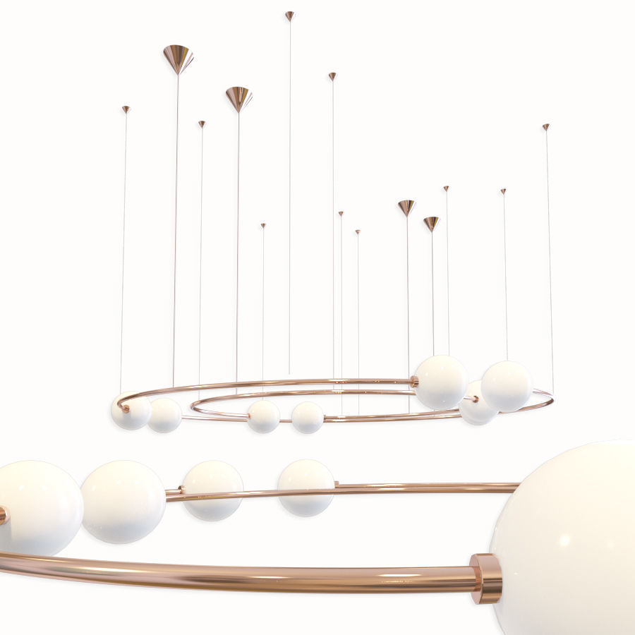 Pendant Light Oddments Dual 3D model_0
