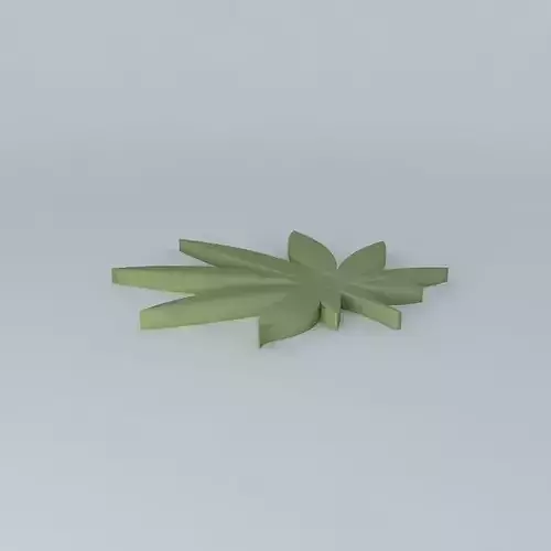 marijuana hemp Free 3D model