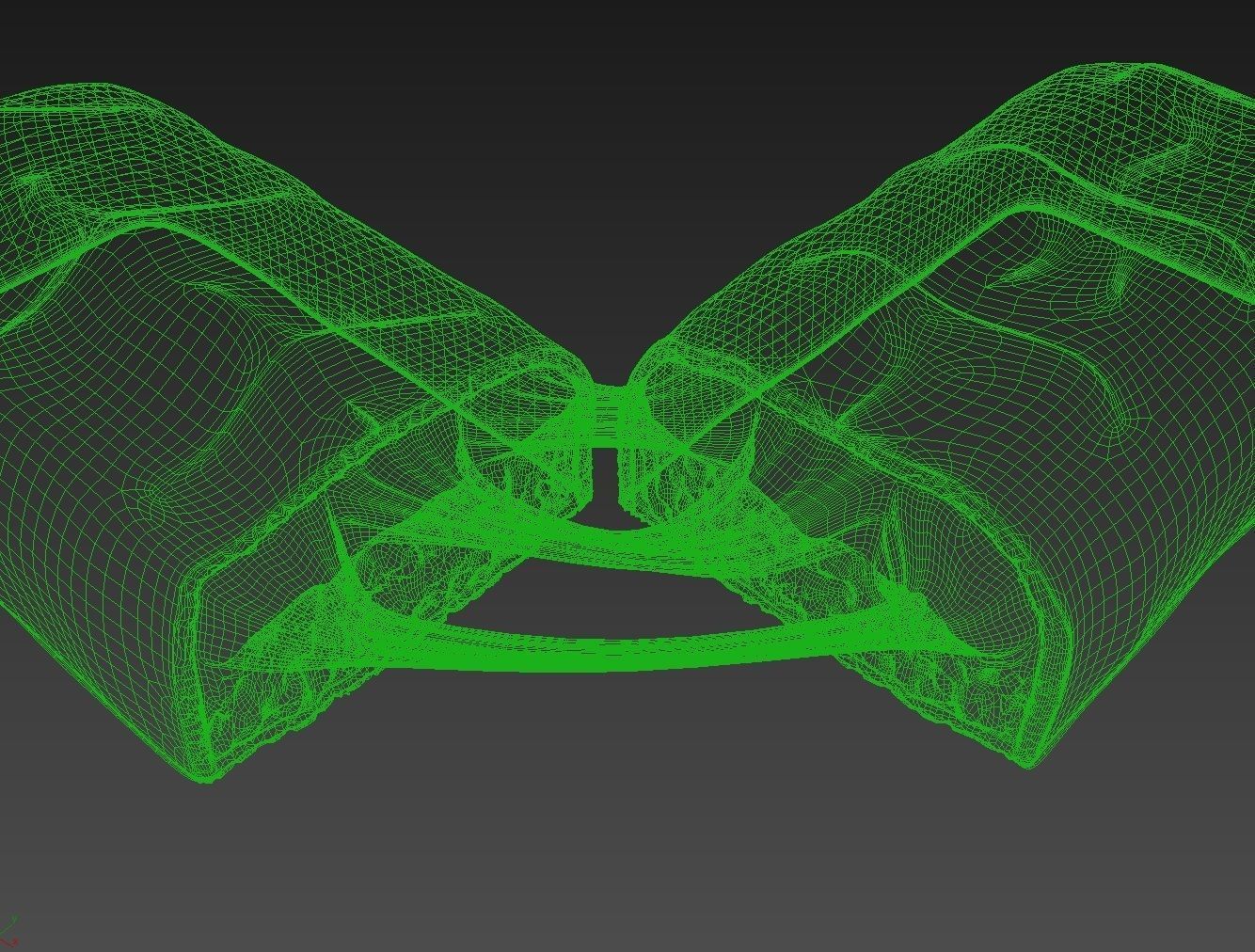 Snickers chocolate broken  3D model_1