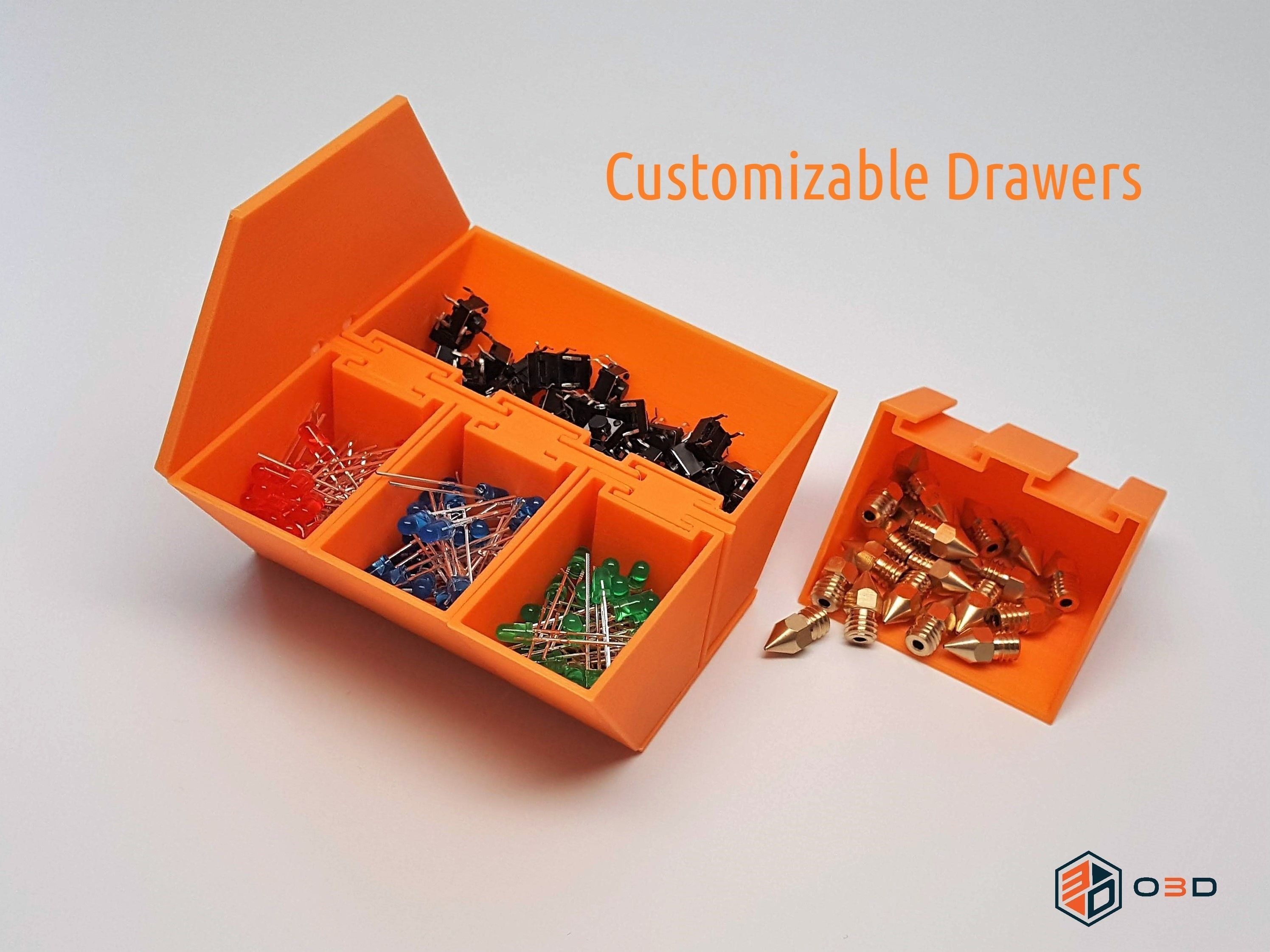 The HIVE Evo - Modular Drawer System 3D print model_2