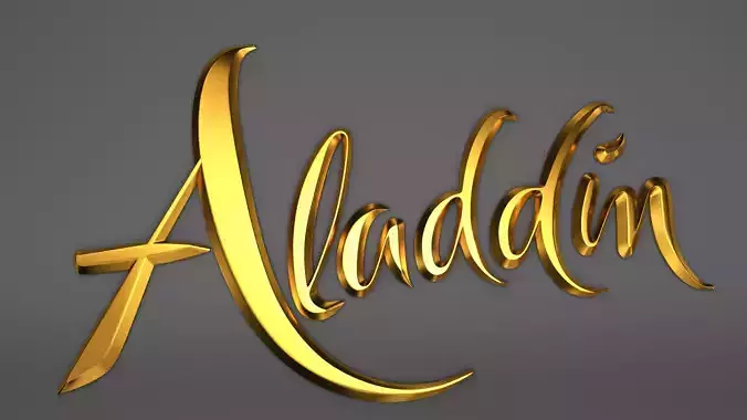 Aladdin typography modeling