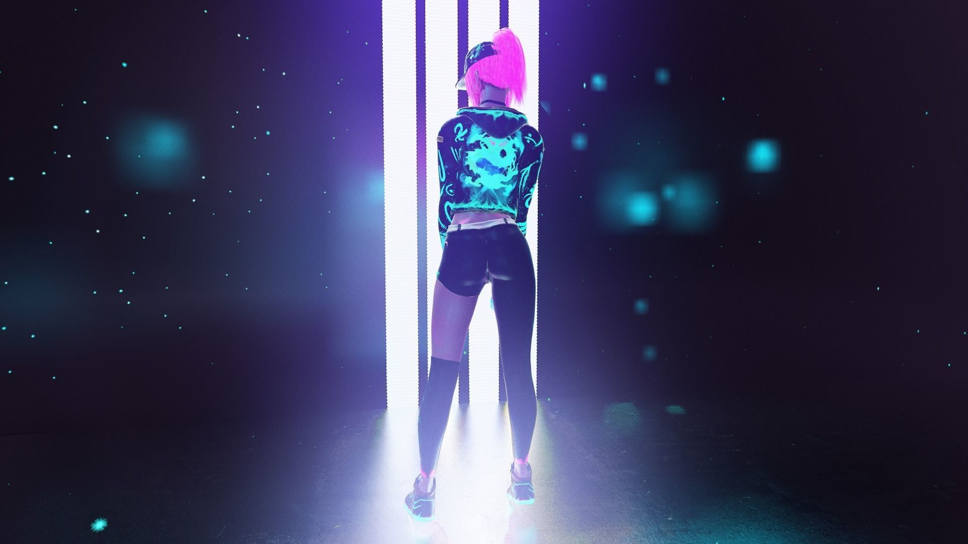 KDA Akali - Low-poly Low-poly 3D model_5