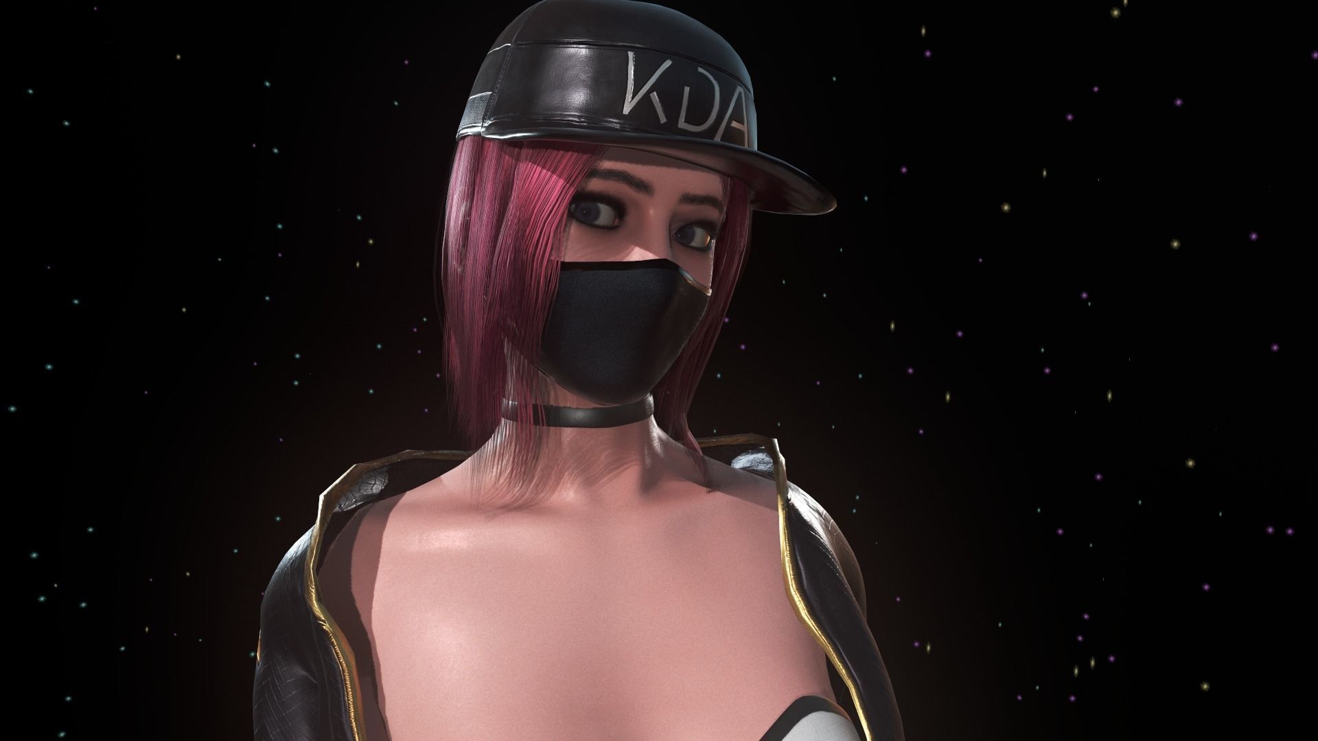KDA Akali - Low-poly Low-poly 3D model_13