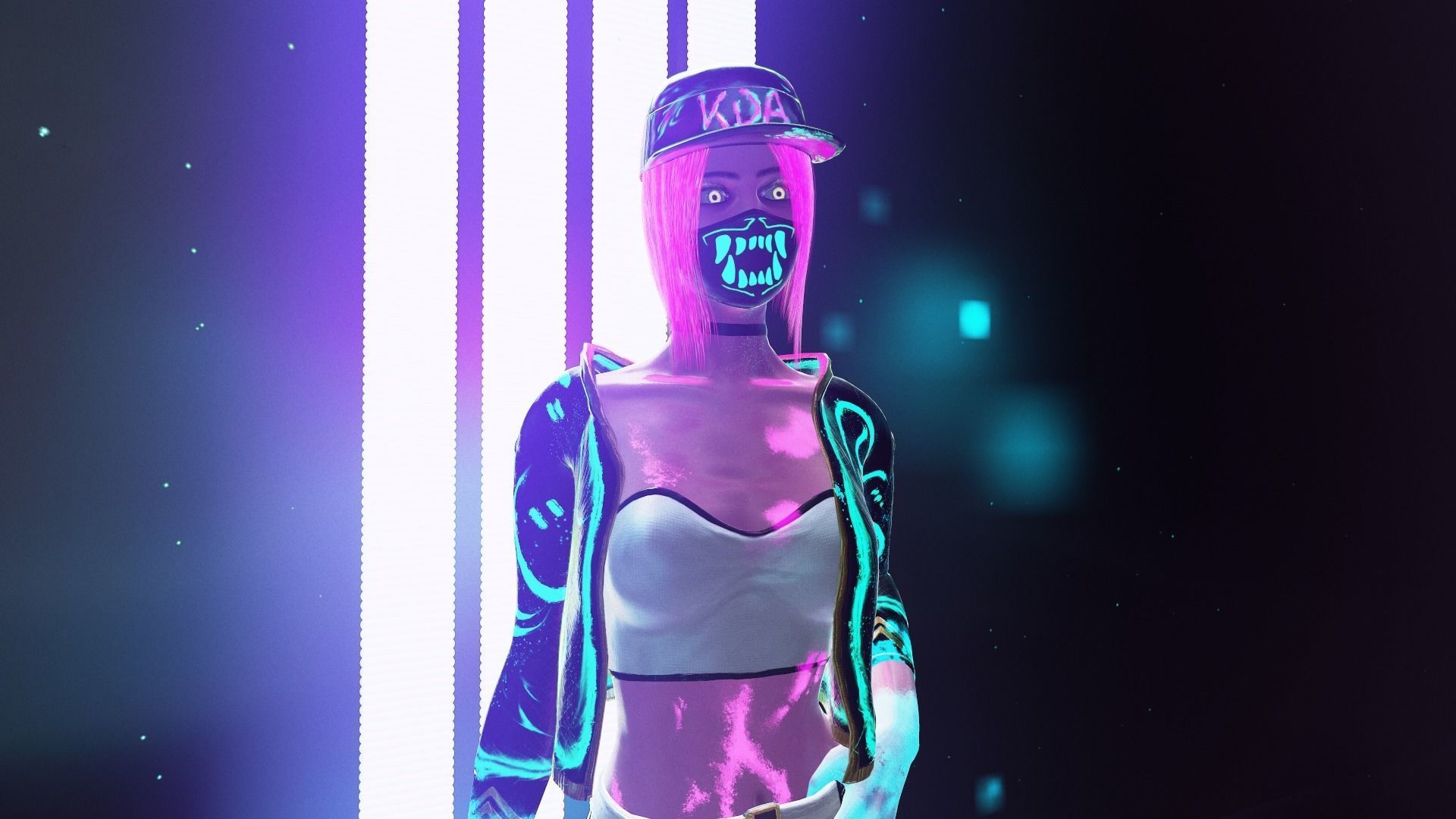 KDA Akali - Low-poly Low-poly 3D model_9