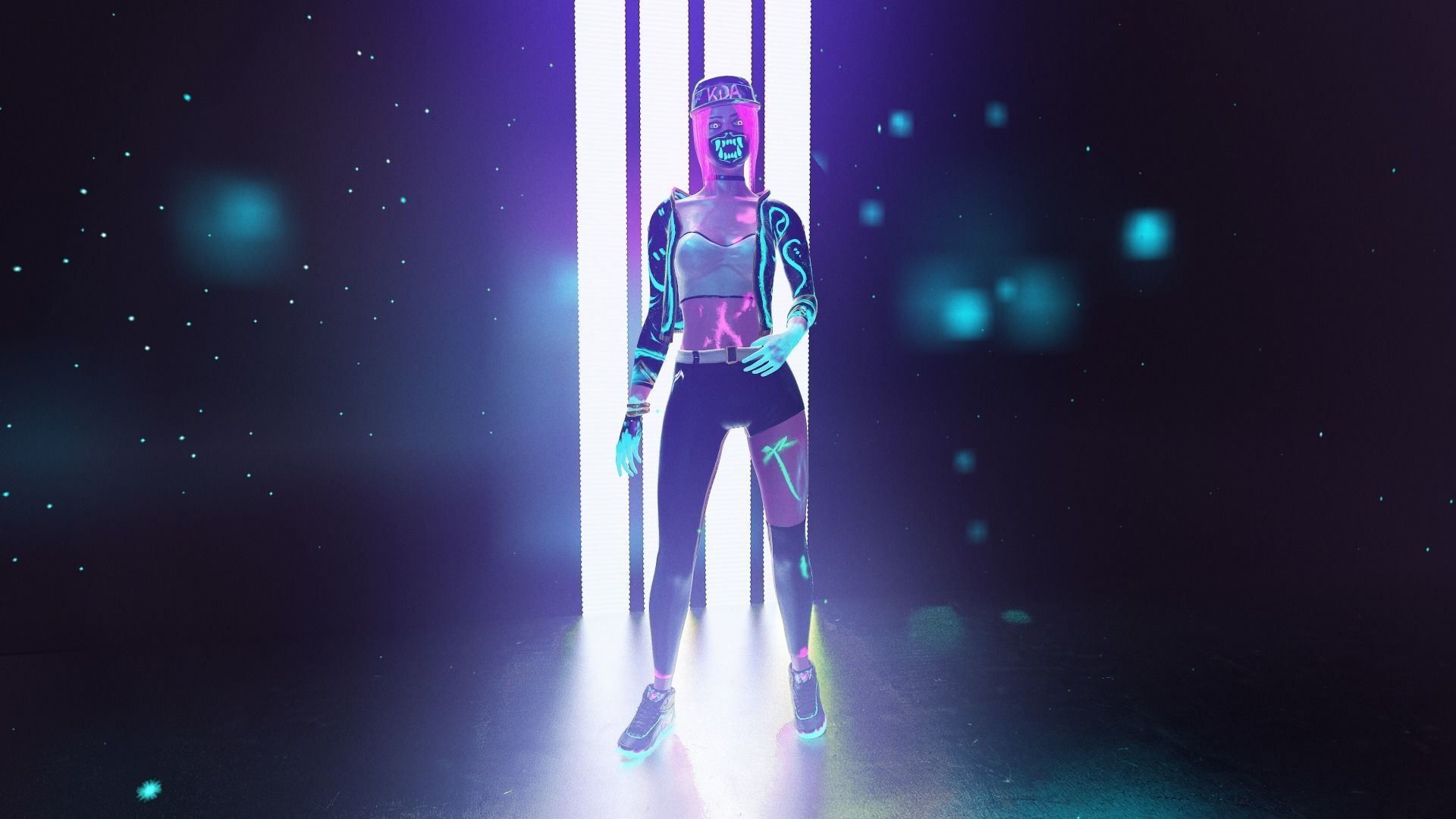 KDA Akali - Low-poly Low-poly 3D model_8