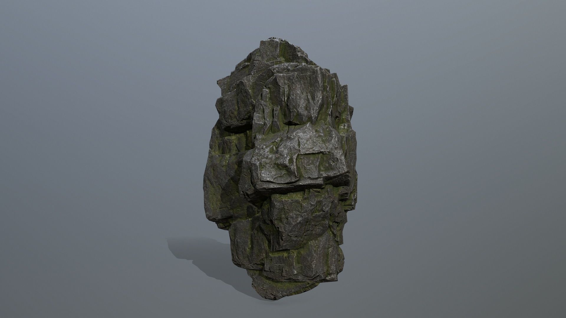 rocks rock Low-poly 3D model_6