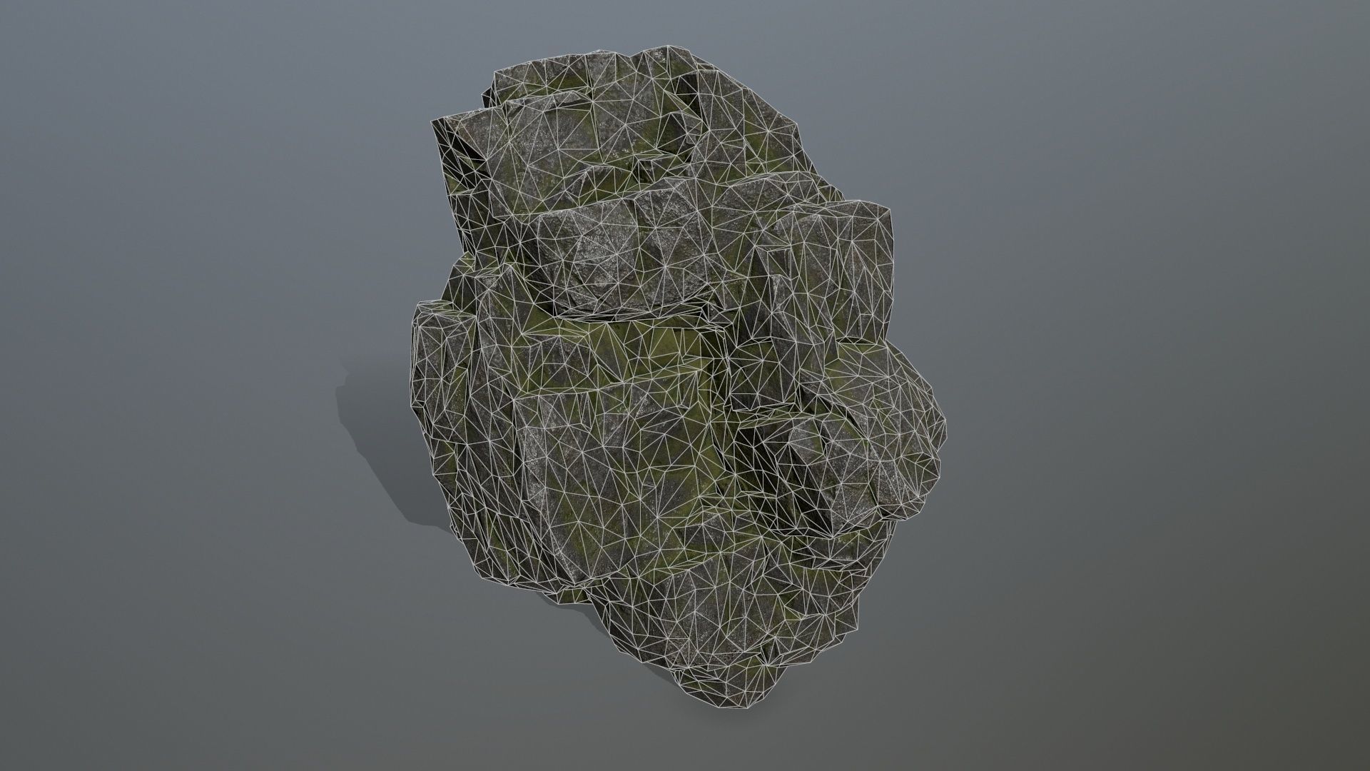 rocks rock Low-poly 3D model_13