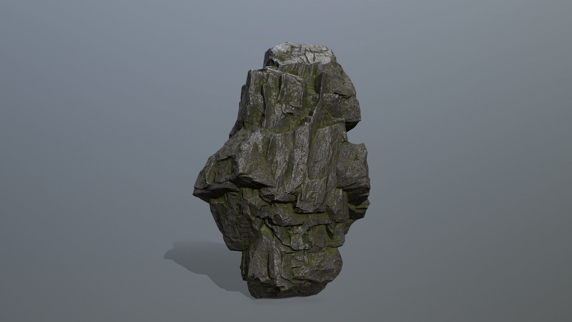 rocks rock Low-poly 3D model_5