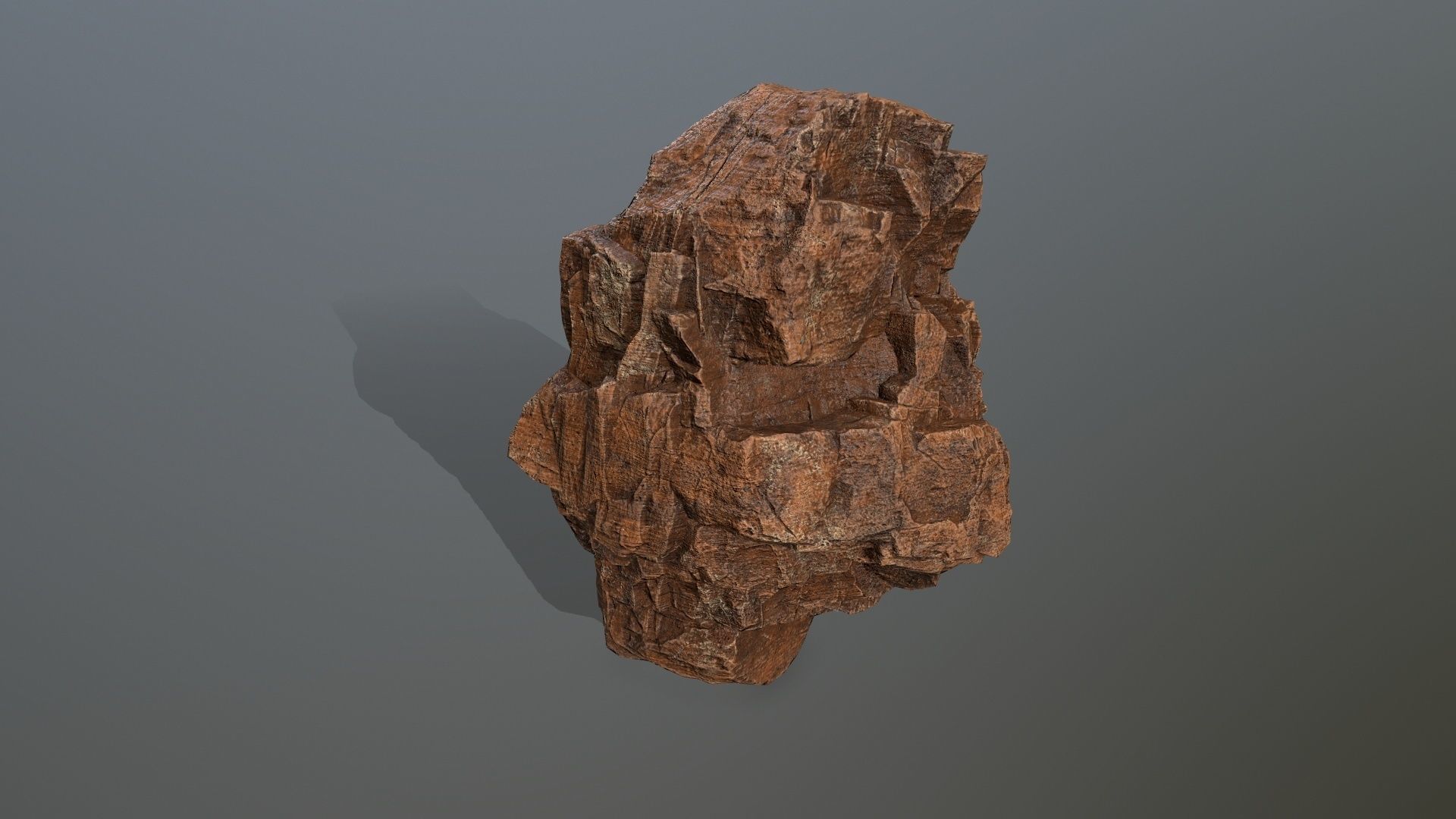 desert rocks Low-poly 3D model_10