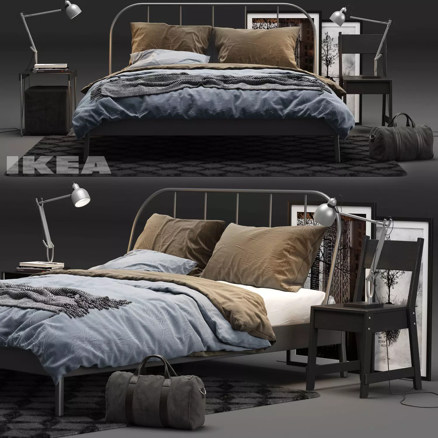 KOPARDAL Bed 3D model_0