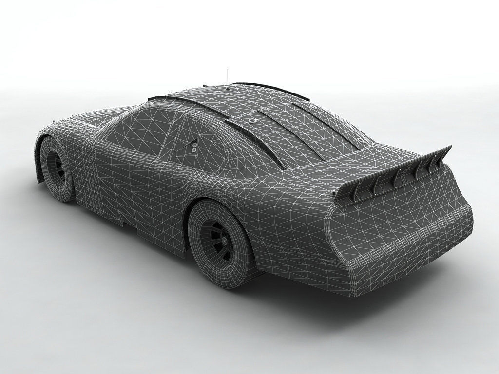 2002 Dodge Intrepid Stock Car NASCAR 3D model_4