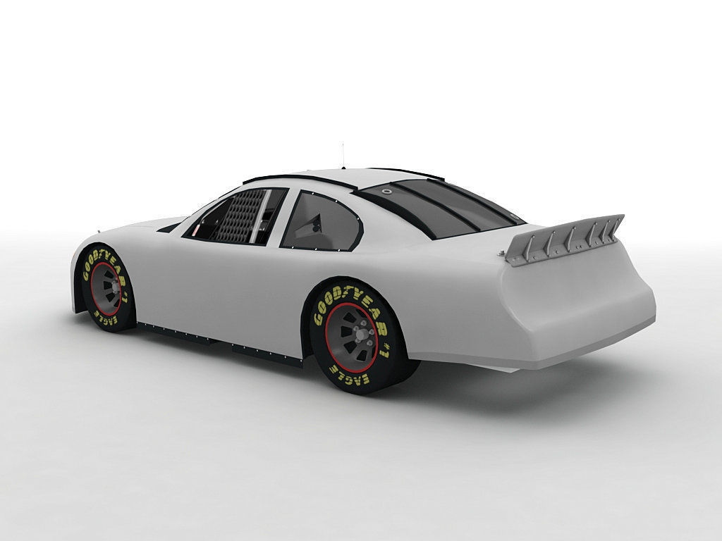 2002 Dodge Intrepid Stock Car NASCAR 3D model_1