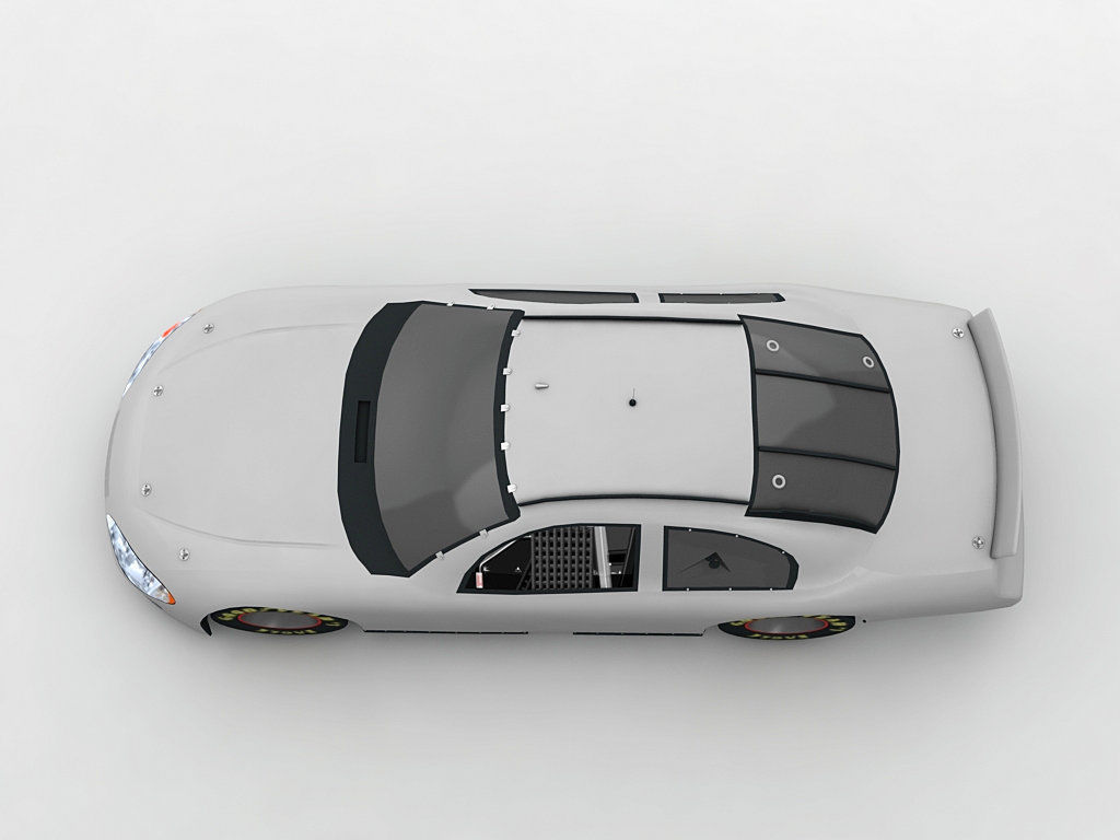 2002 Dodge Intrepid Stock Car NASCAR 3D model_2