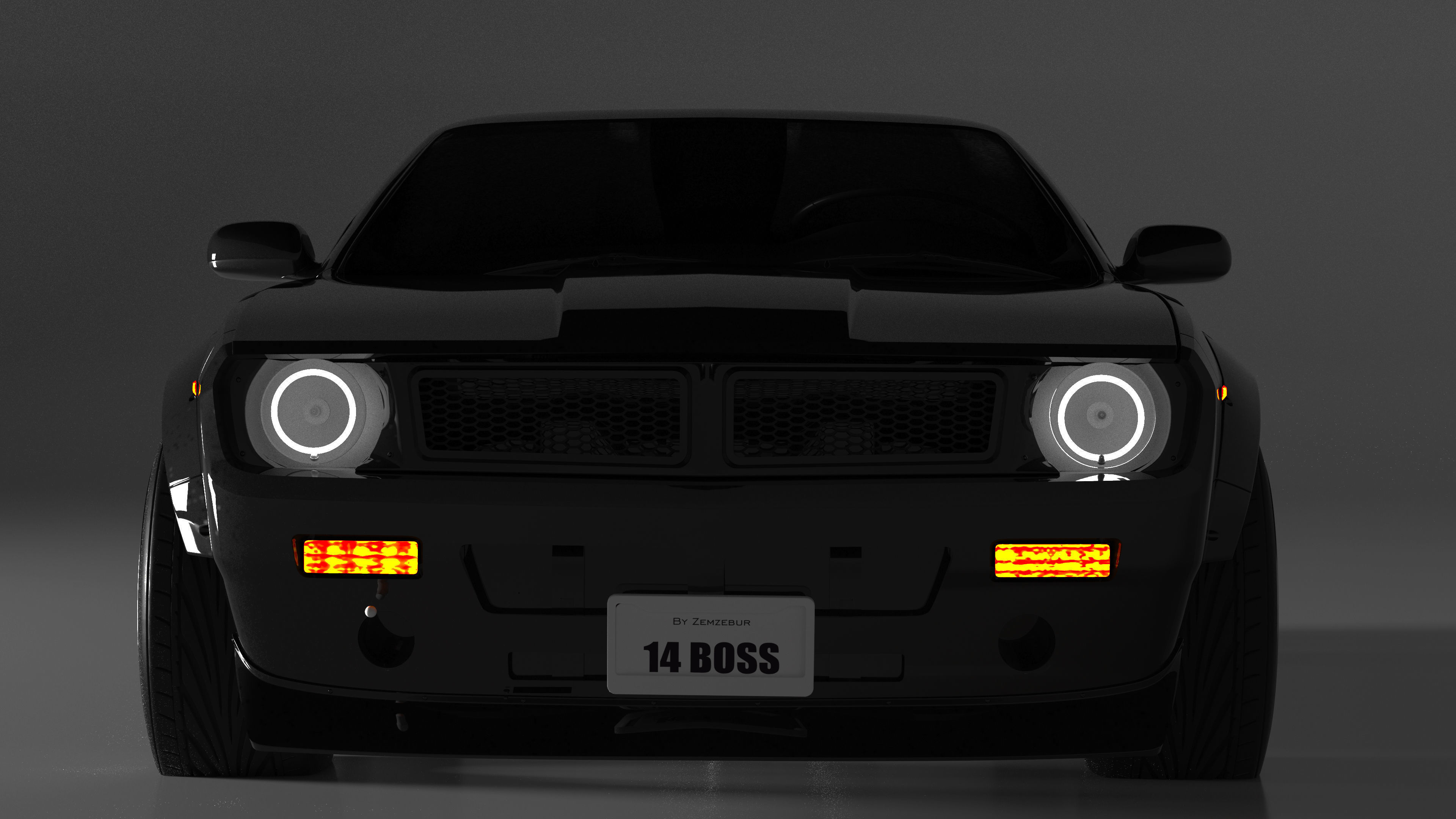 1996 Nissan 240SX -S14 BOSS 3D model_1