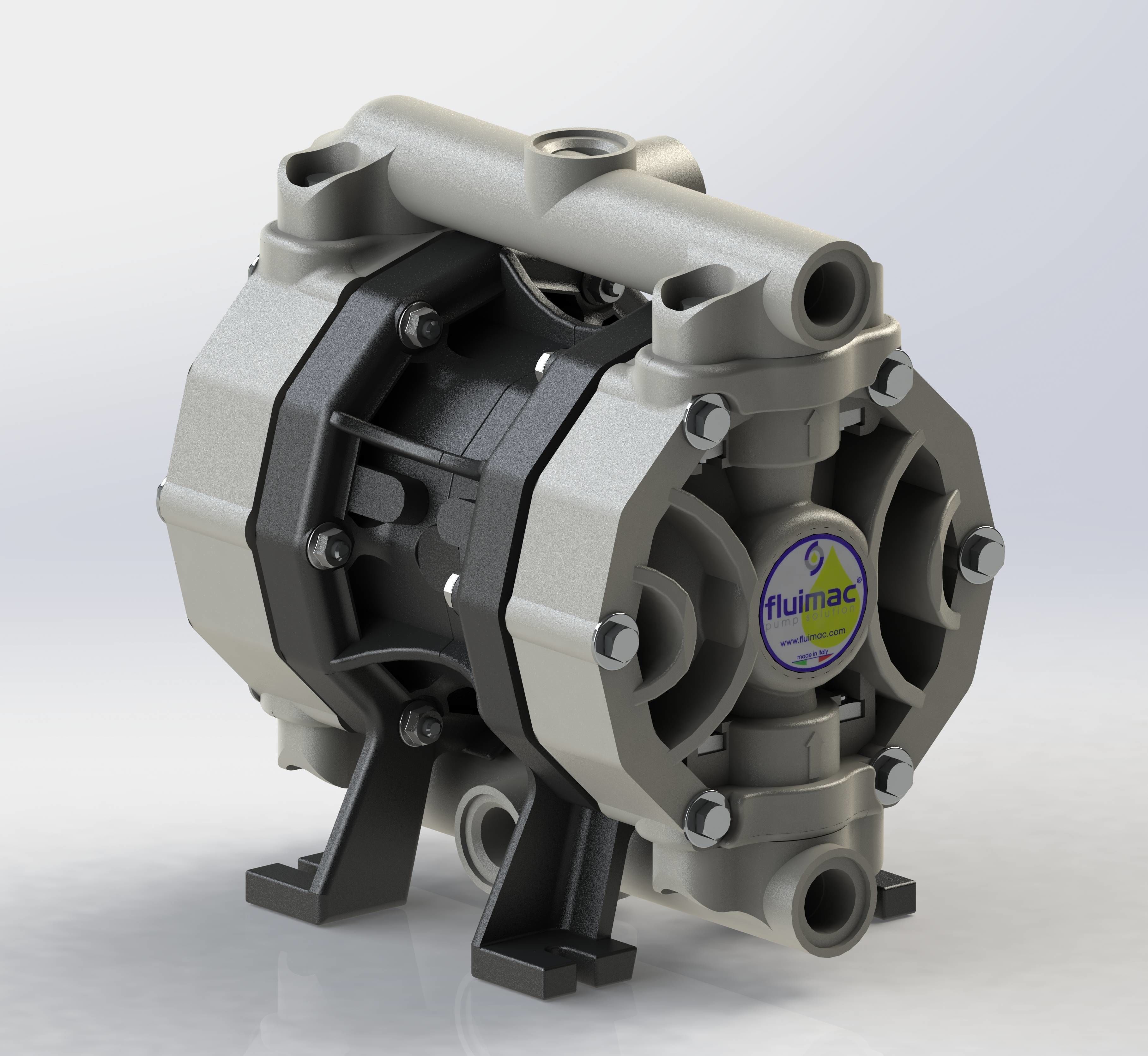 BOMBA A DIAFRAGMA FLUIMAC P0050P-HTTPT1-AB  DIAPHRAGM PUMP 3D model_3