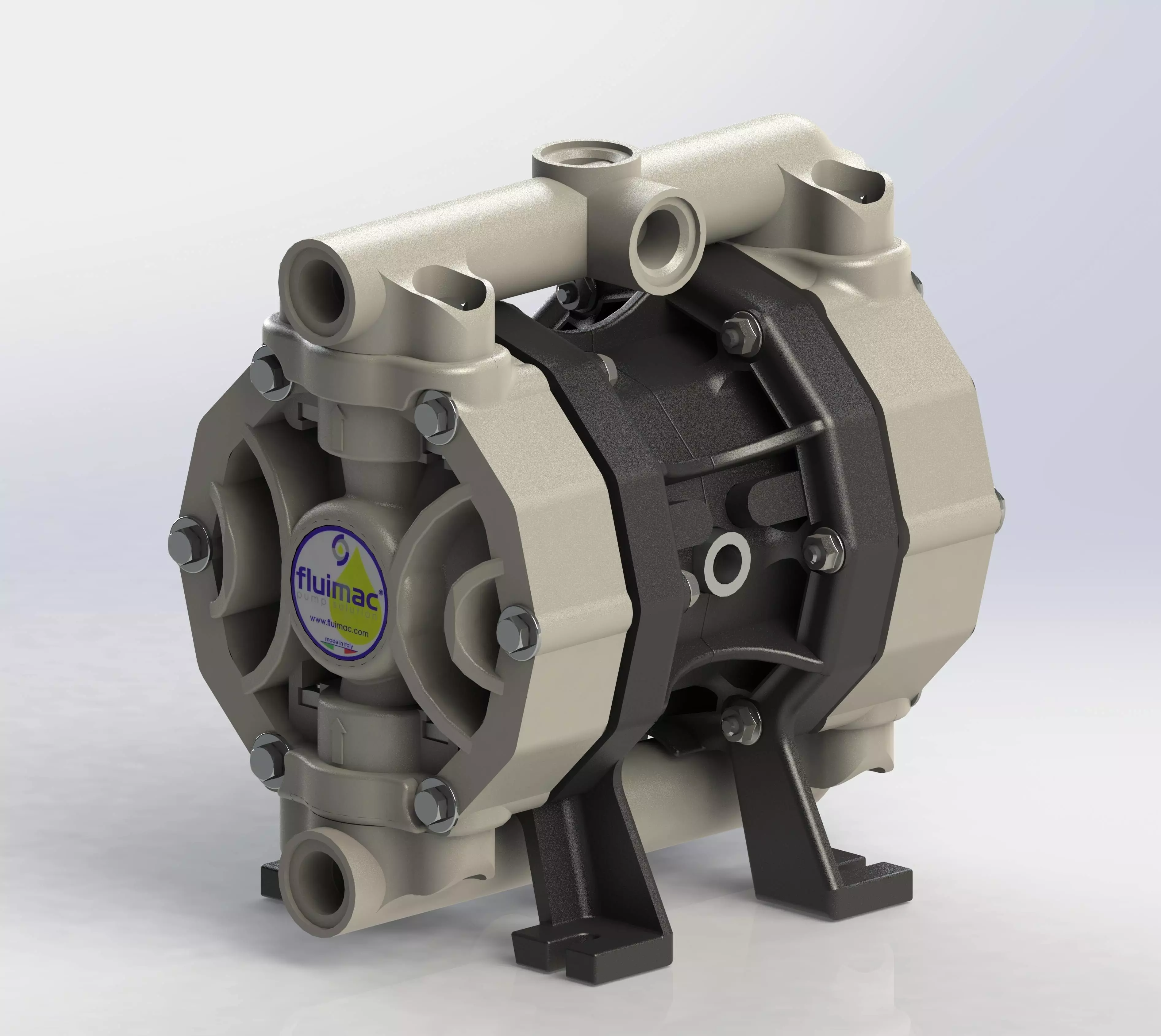 BOMBA A DIAFRAGMA FLUIMAC P0050P-HTTPT1-AB  DIAPHRAGM PUMP 3D model_0