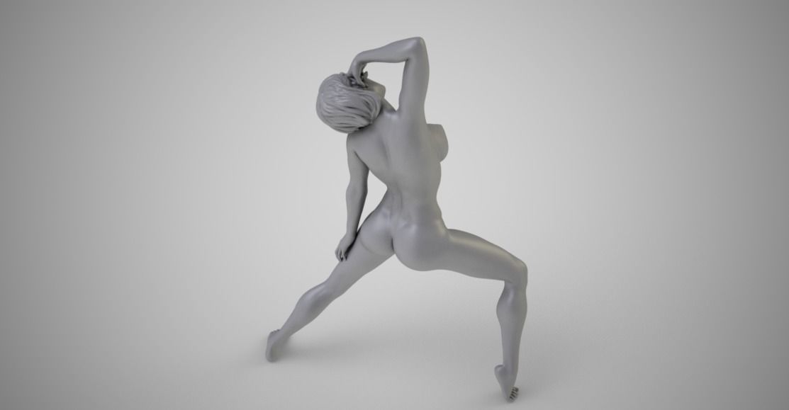 Art Pose 3D print model_4