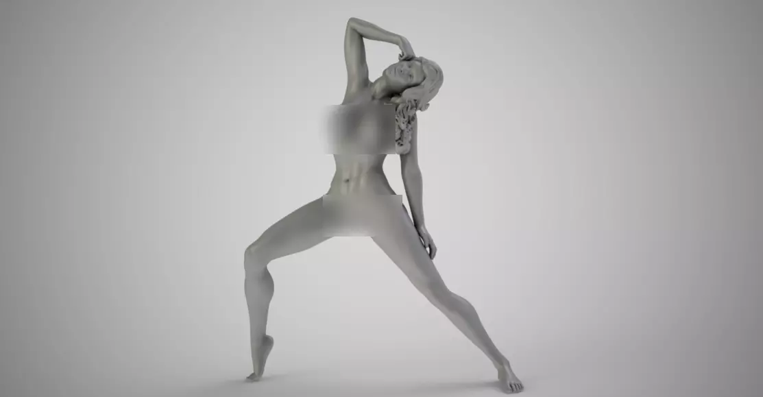 Art Pose 3D print model_0