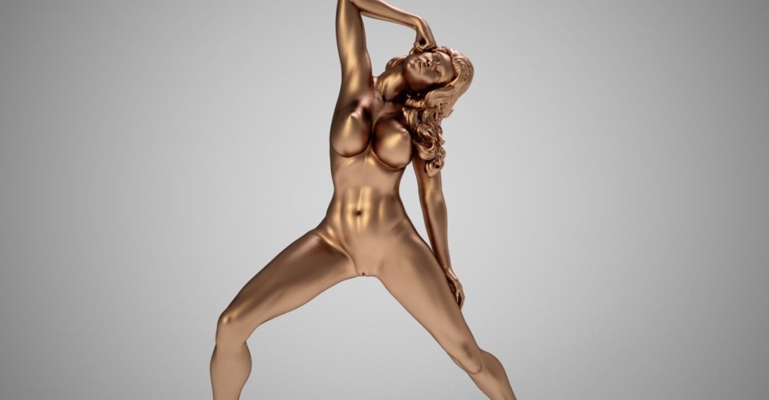 Art Pose 3D print model_6