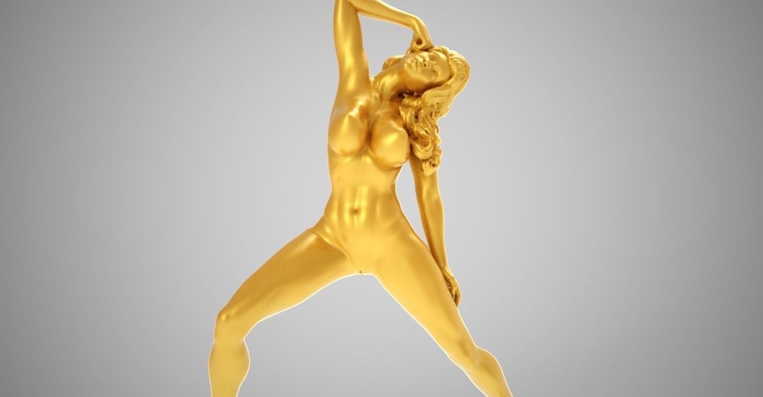 Art Pose 3D print model_9