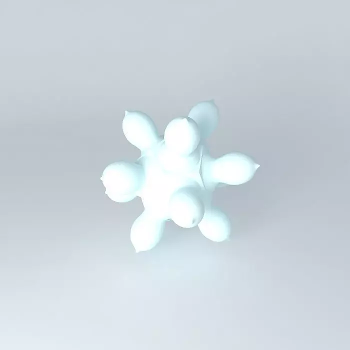 Supercuia snowflake Free 3D model