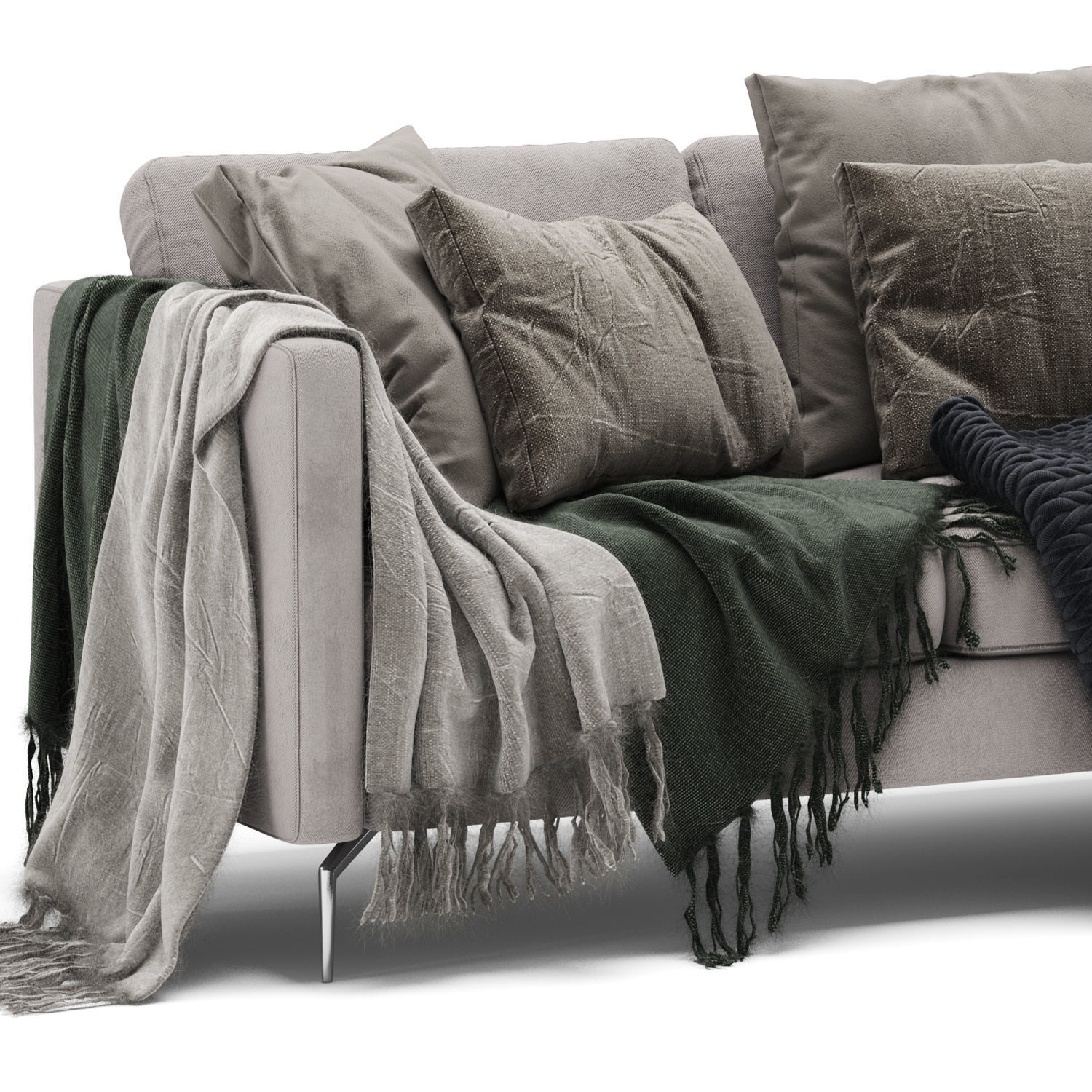 BoConcept Osaka 3 seater sofa 3D model_3