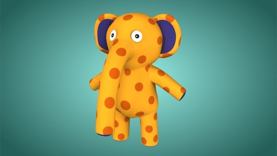 Character Bop Rig Low-poly 3D model_2