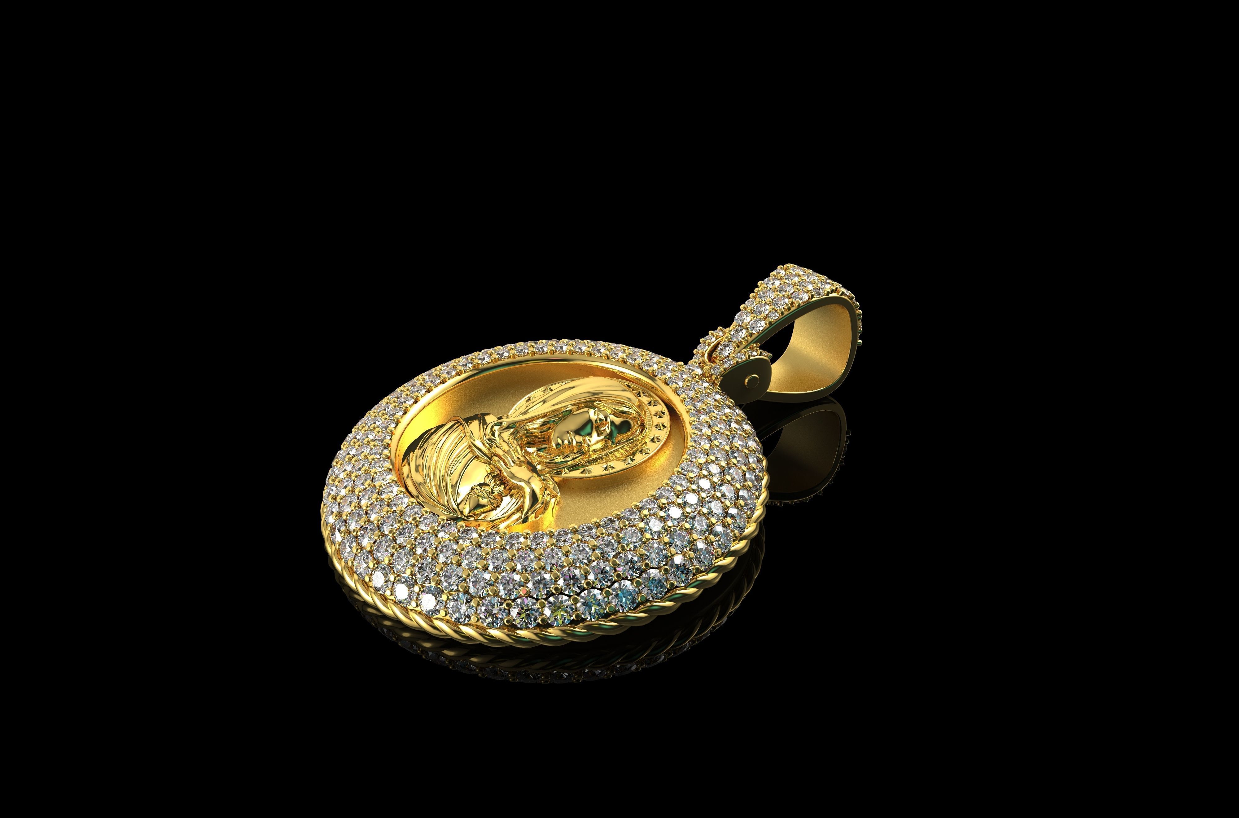 Gold N635 3D print model_3