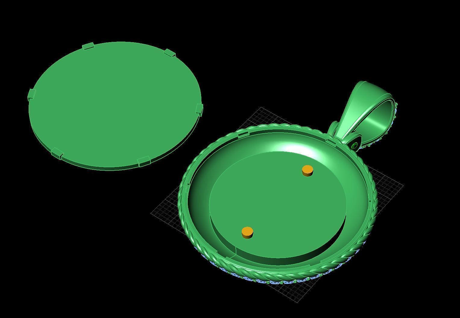 Gold N635 3D print model_14