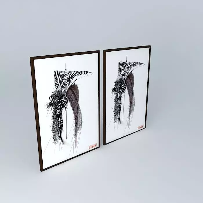 Tables Art Fashion Free 3D model_0