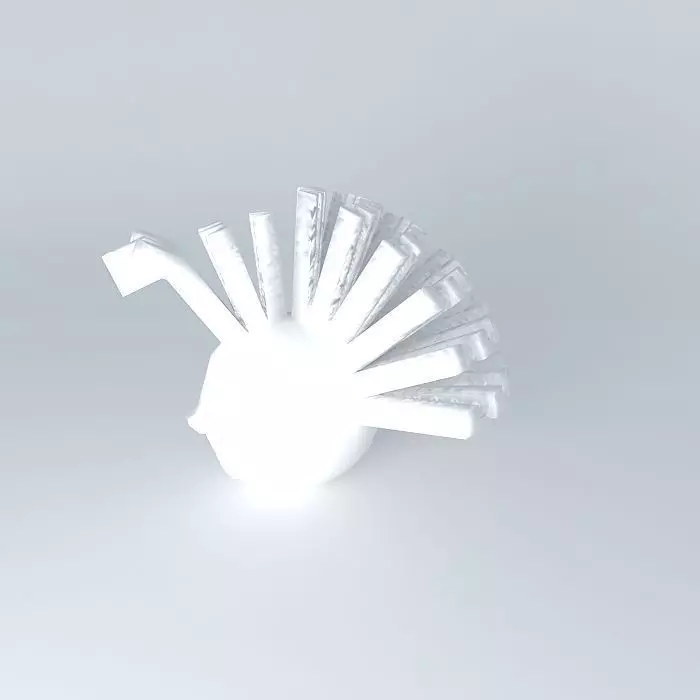 head (punk head) Free 3D model