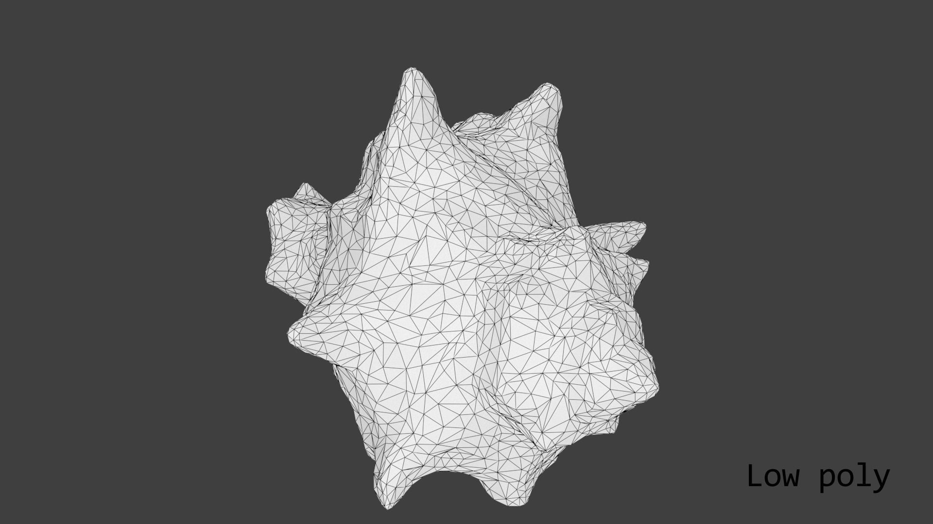 Sea shell brown 3d model Low-poly 3D model_22