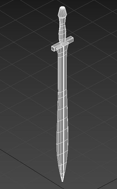 Ancient sword pack Low-poly 3D model_14