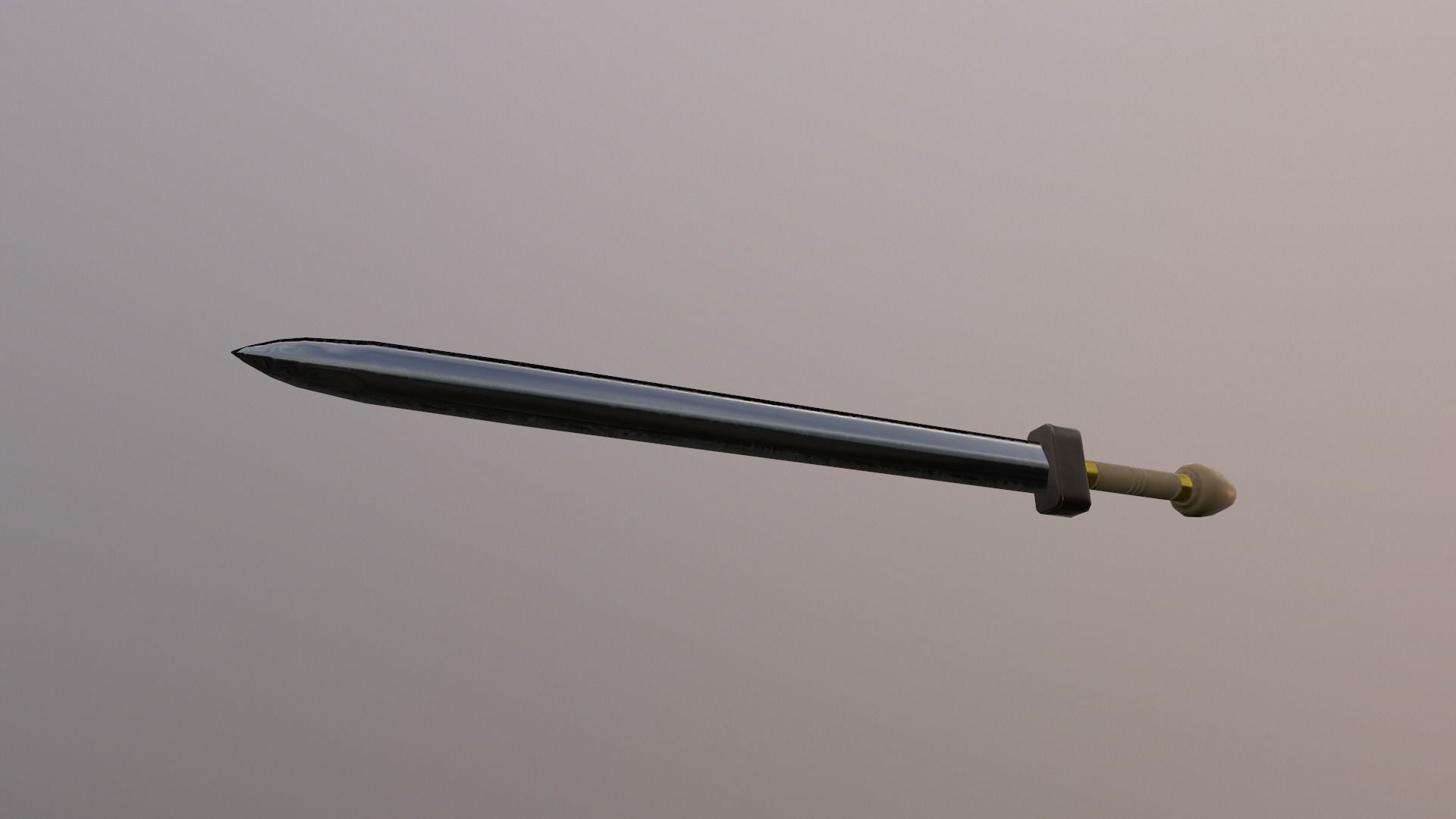 Ancient sword pack Low-poly 3D model_12