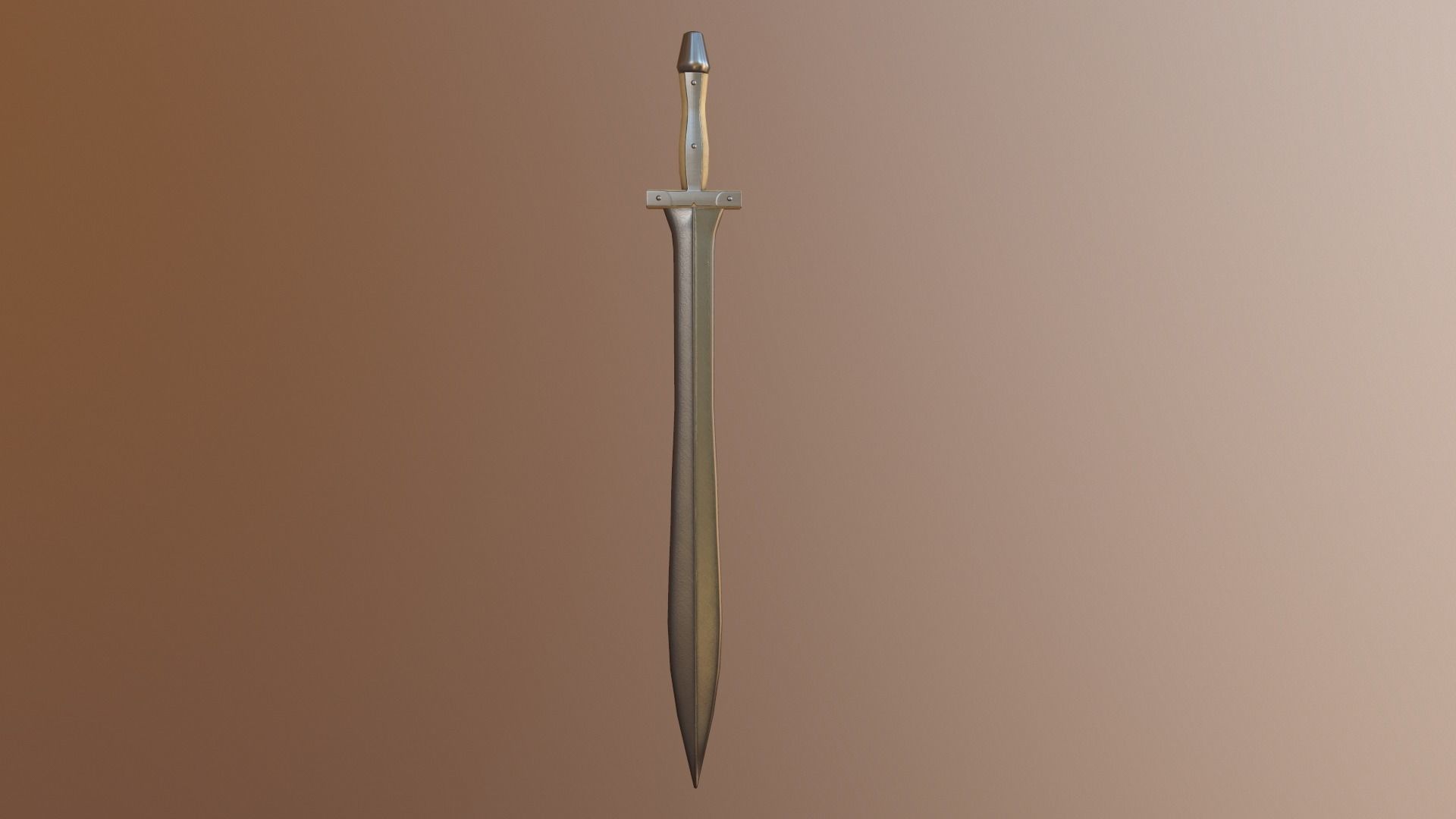Ancient sword pack Low-poly 3D model_16