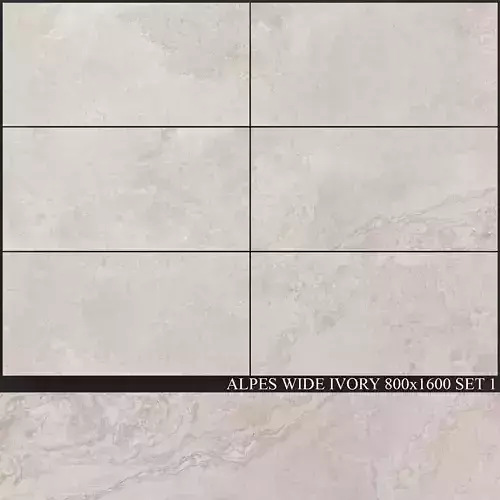 ABK Alpes Wide Ivory 800x1600 Set 1
