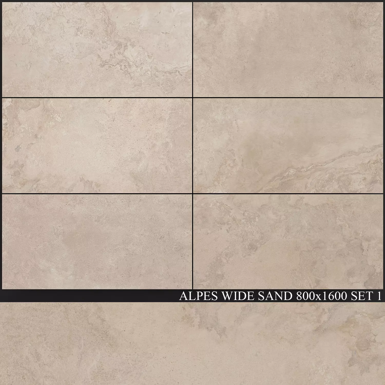 ABK Alpes Wide Sand 800x1600 Set 1 3D model_0