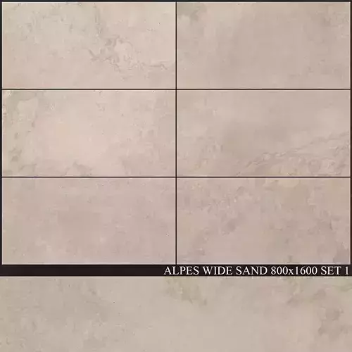 ABK Alpes Wide Sand 800x1600 Set 1 3D model