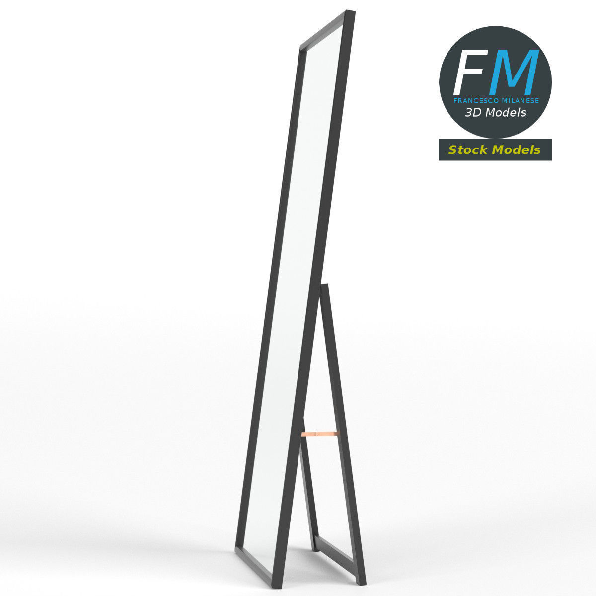 Floor mirror 3D model_3