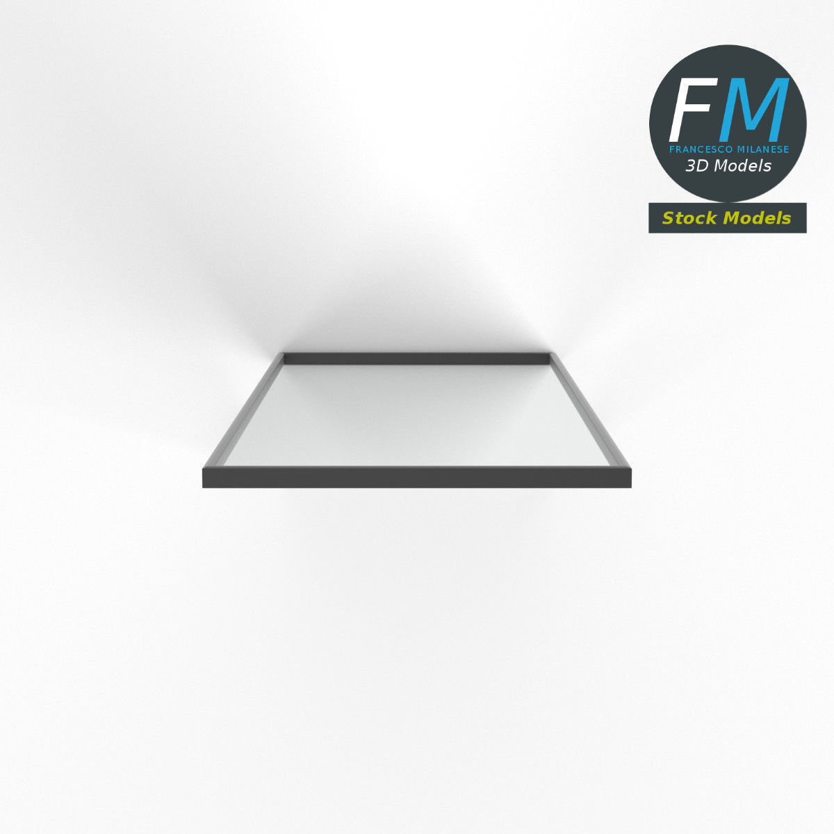 Floor mirror 3D model_6