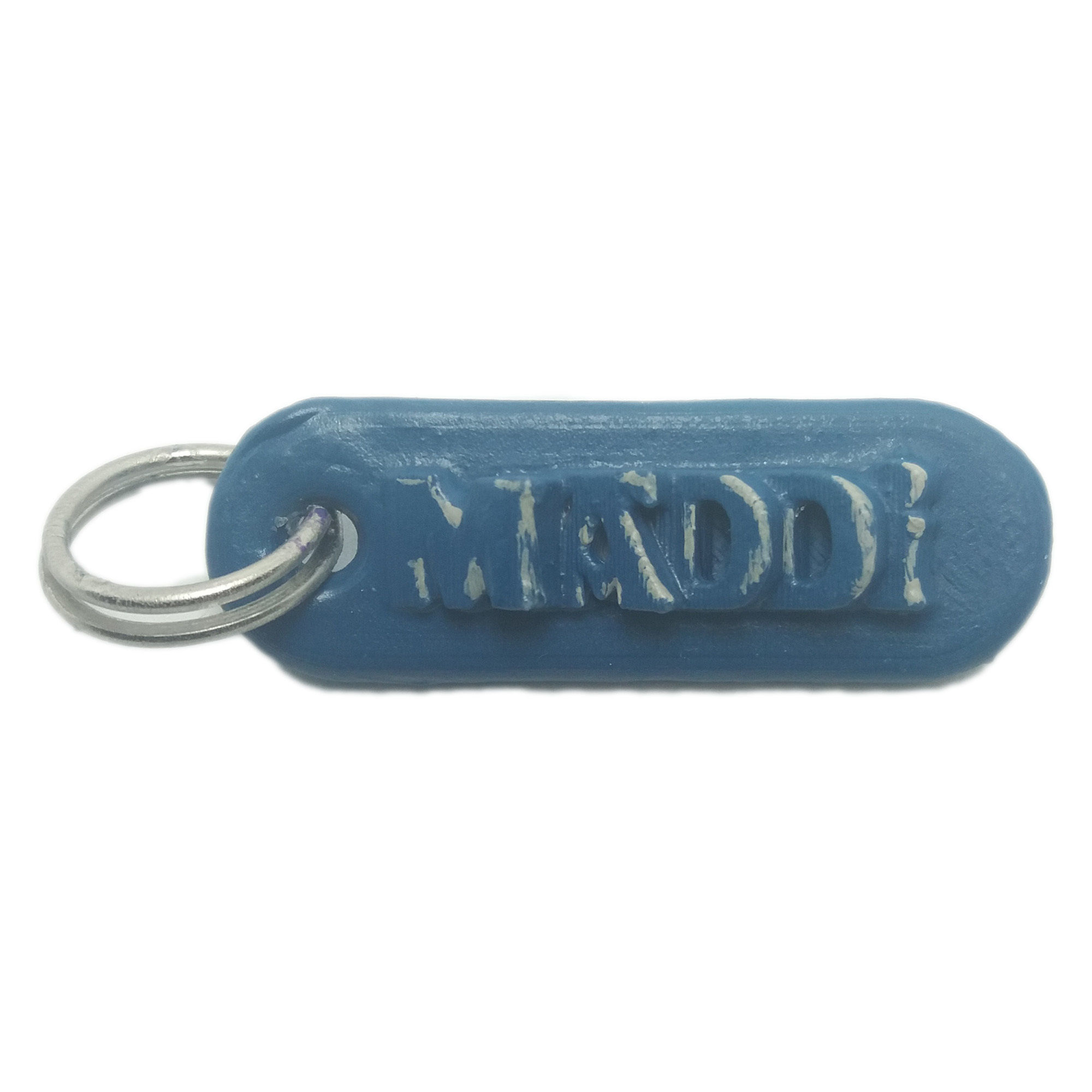 MADDI Personalized keychain embossed letters 3D print model