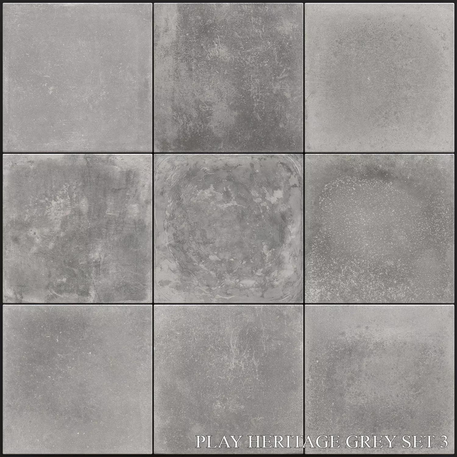 ABK Play Heritage Grey Set 3 3D model_0