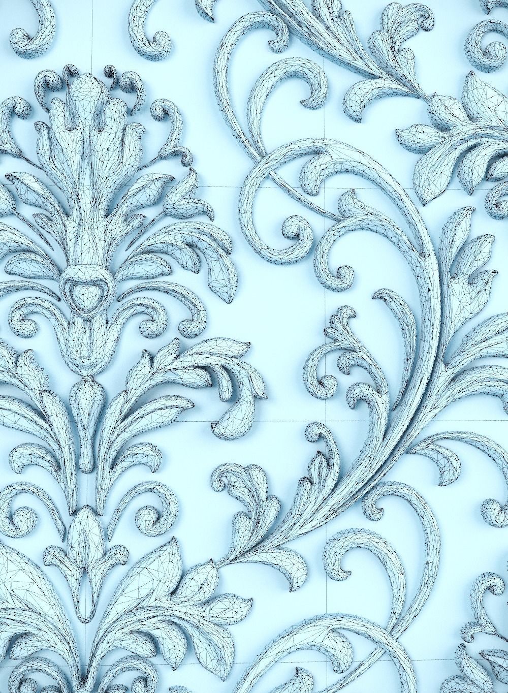 Living Room Angel 3D model_8