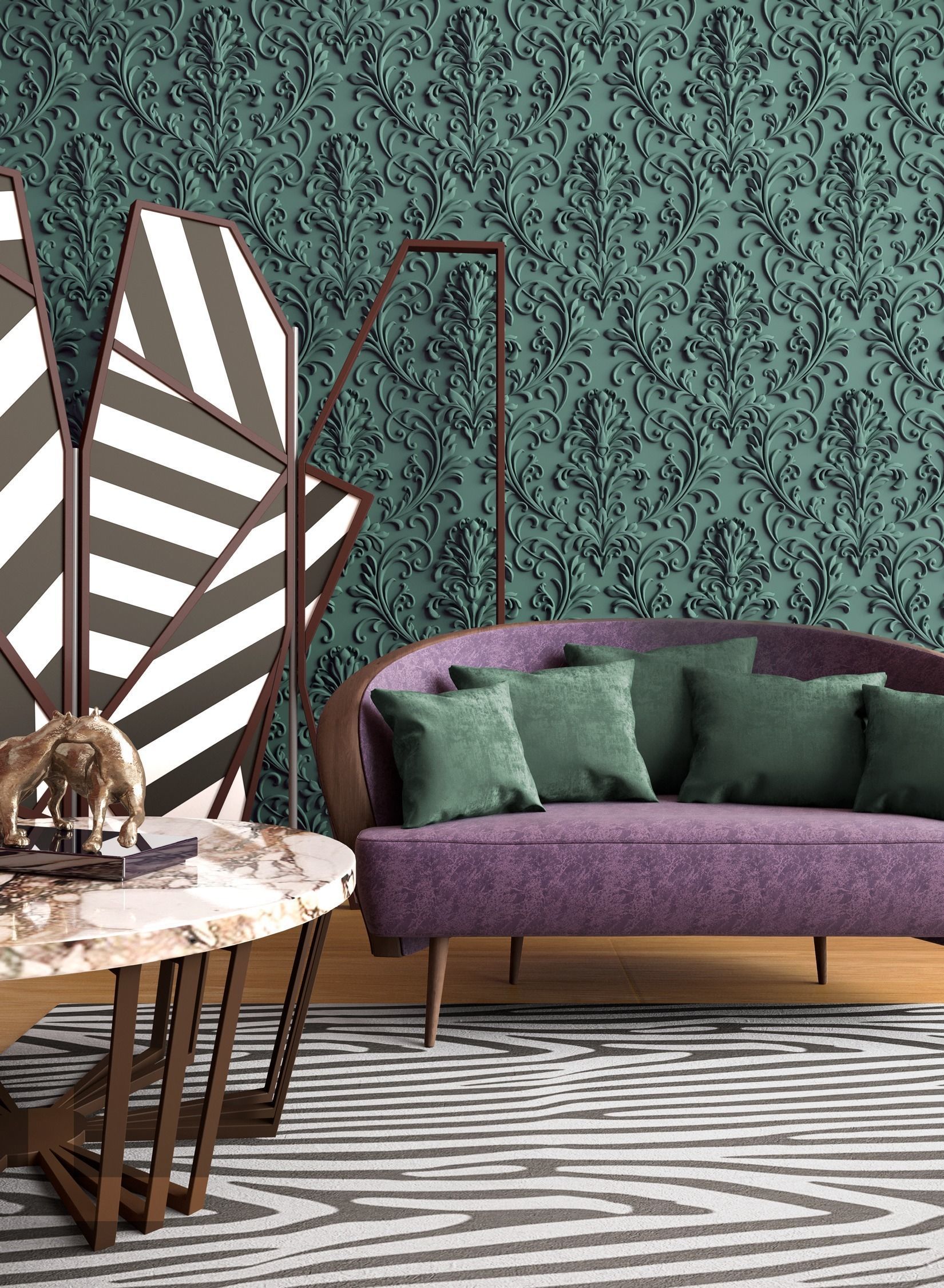 Living Room Angel 3D model_1