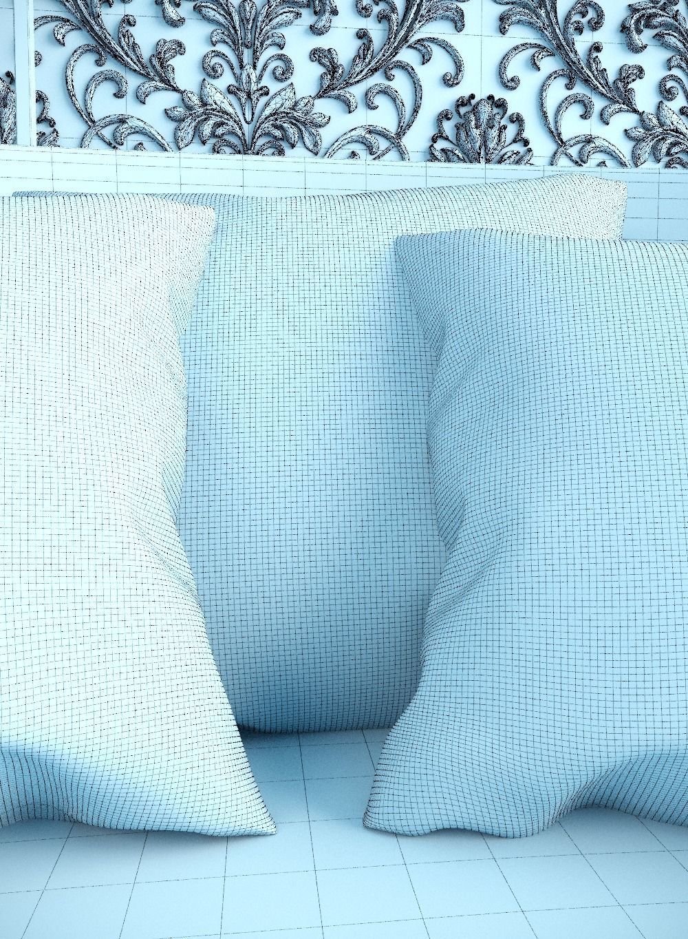 Living Room Angel 3D model_6