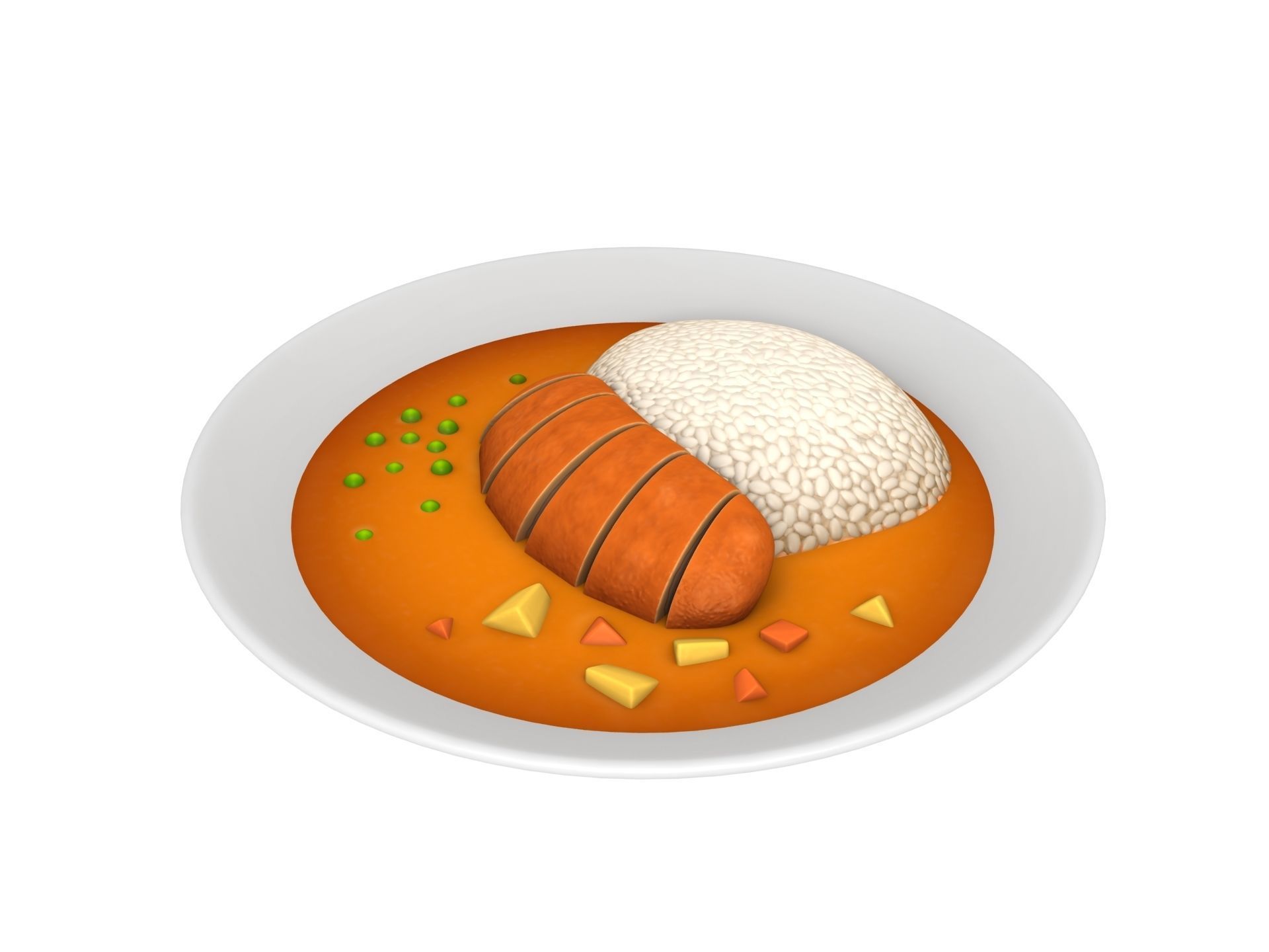 Cartoon Food Pack 2 3D model_11