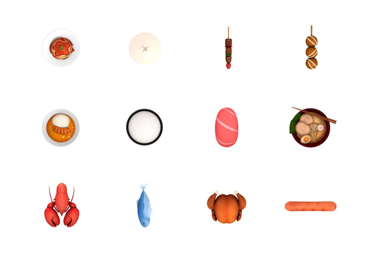 Cartoon Food Pack 2 3D model_17