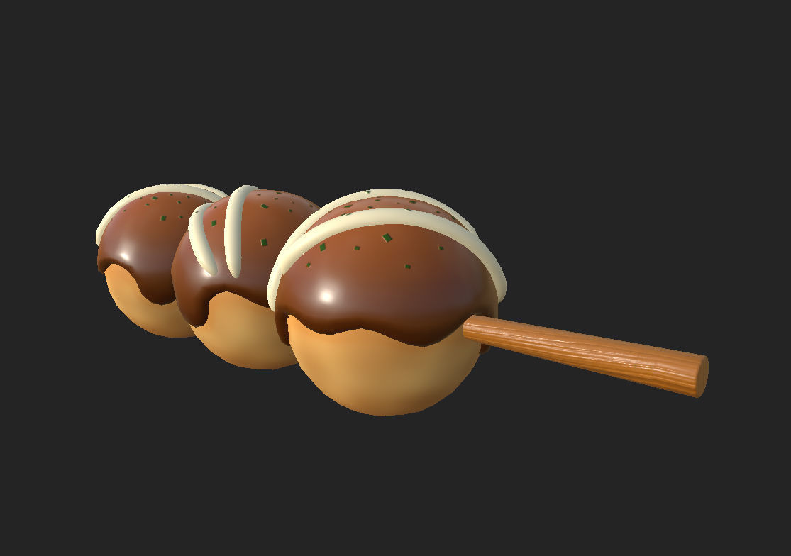 Cartoon Food Pack 2 3D model_26